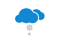 ثلوج متقطعة